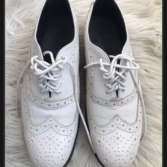 EUC Rag & Bone Meli Wingtip Brogue Oxfords Womens 37 $495 - Picture 2 of 8